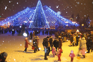Парад Дедов Морозов пройдет в Уфе в новогодние дни