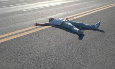 В Башкирии водитель совершил наезд на мужчину, лежащего на дороге