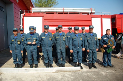 В селе Шаран открыли новую пожарную часть