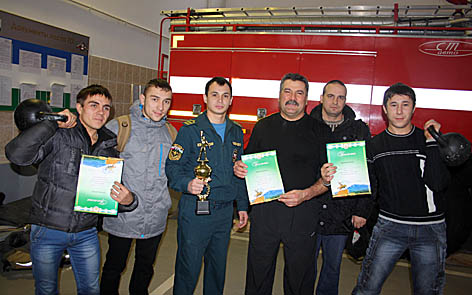 Уфимские пожарные победили в спартакиаде