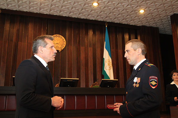 В Башкирии полицейский получил орден «Салавата Юлаева»