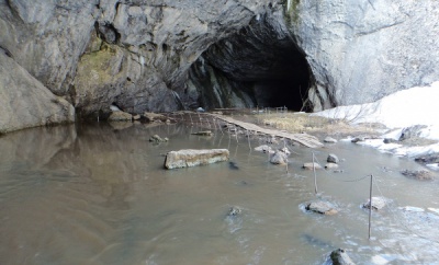 В Башкирии затоплена входная часть Каповой пещеры