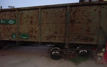 В Башкирии с рельсов сошел грузовой вагон