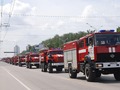 В Уфе провели парад пожарной техники
