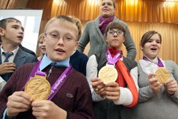 В столице Башкирии паралимпийцы встретились с детьми