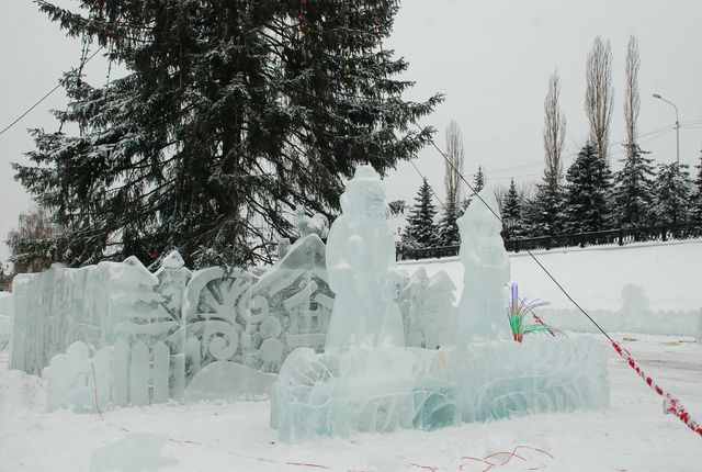 В столице республики возводят ледовый городок по мотивам башкирских сказок