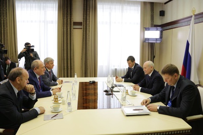 Рустэм Хамитов встретился с руководством ОАО «Газпром»