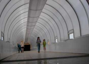 На трассе «Уфа-Аэропорт» смонтирована первая конструкция надземного перехода