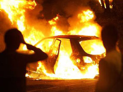 В Башкирии в сгоревшем авто нашли тело мужчины