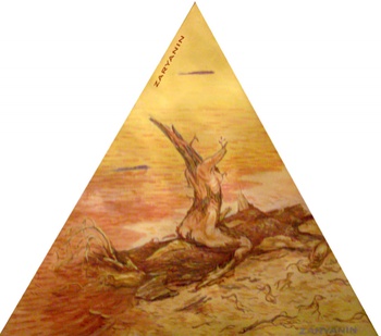 В Уфе проходит выставка треугольных картин