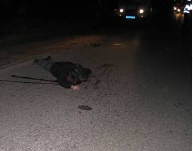 Башкирский водитель принял лежащего пешехода за лежачий полицейский