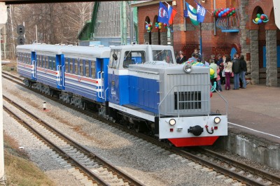 Уфимская детская железная дорога перевезла за сезон 22 тысячи пассажиров