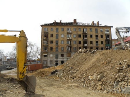 В Башкирии стали сносить аварийный дом, не расселив предварительно жильцов