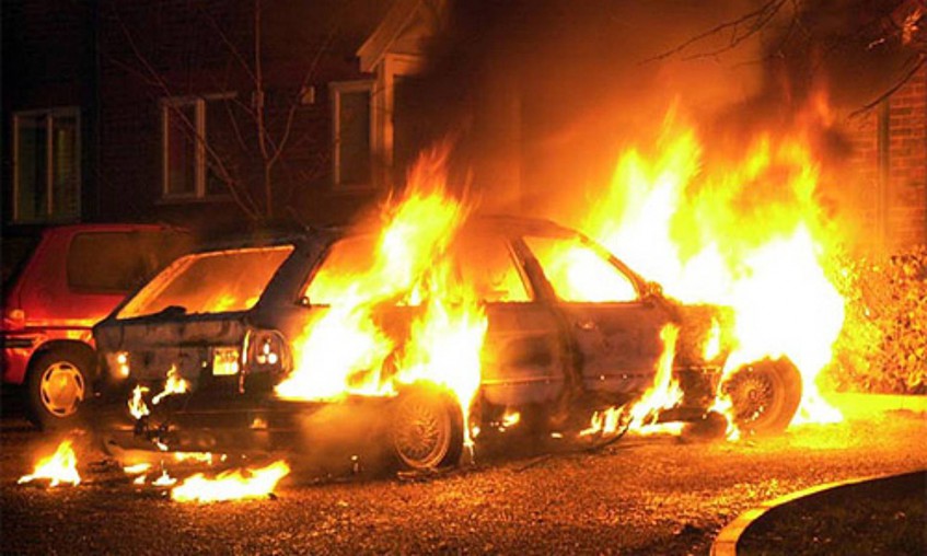 Житель Уфы сгорел заживо в собственном автомобиле