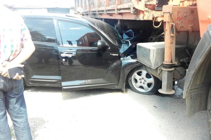 ДТП в Башкирии: иномарка столкнулась с грузовиком
