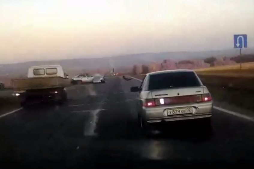 На трассе в Башкирии произошло ДТП