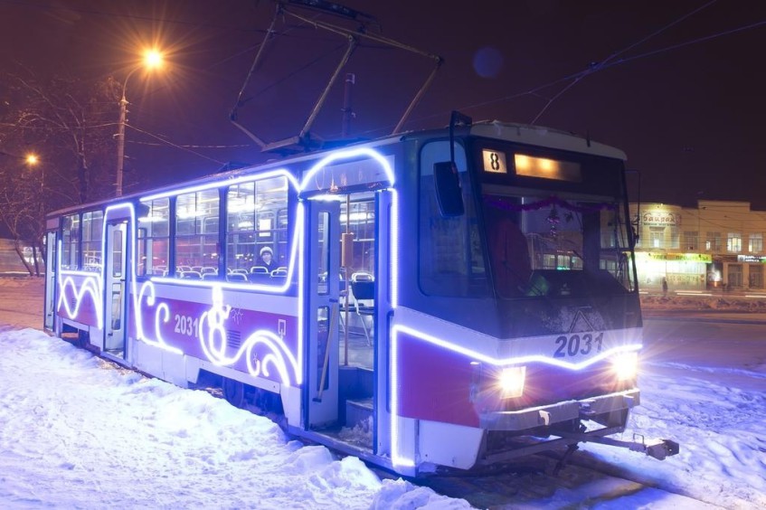 В новогоднюю ночь общественный транспорт Уфы будет работать до трех часов ночи