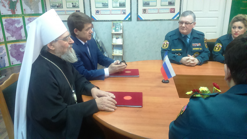 Подписано Соглашение о взаимодействии Госкомитета РБ по ЧС и Уфимской епархии РПЦ