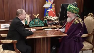 Вопросы деятельности мусульманского сообщества обсудили Владимир Путин и Талгат Таджуддин